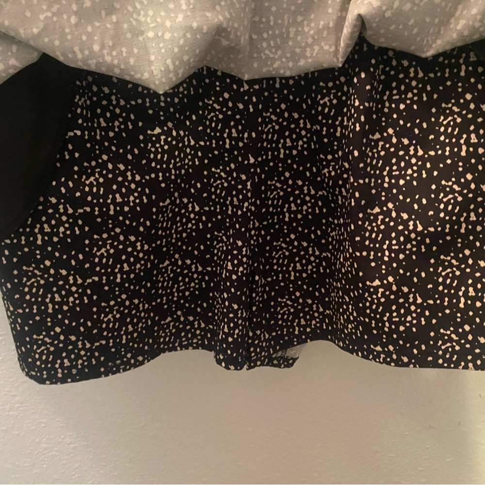 BCBGeneration Black and White Midi‎ Dress Skort Size 4 - Picture 6 of 6